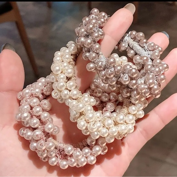 New💢 3 pcs synthetic pearl bead headband, women's hair accessories - Picture 2 of 2